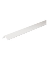 PARASPIGOLO LISCIO mod. PA22BN3 - mm. 22 x 22 x 3 mt - bianco
