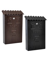 CASSETTA POSTALE cm 25 x 9,5 x H 37 - Nera