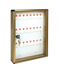 BACHECA PORTA CHIAVI cm 30 x 5 x 40 - 24 posti bronzo