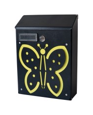 CASSETTA POSTALE FARFALLA cm 21 x 8 x H 30