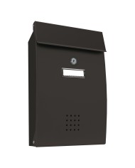 CASSETTA POSTALE PORTA RIVISTA SERIE PECHINO lamiera zincata - vern.grigio ghisa