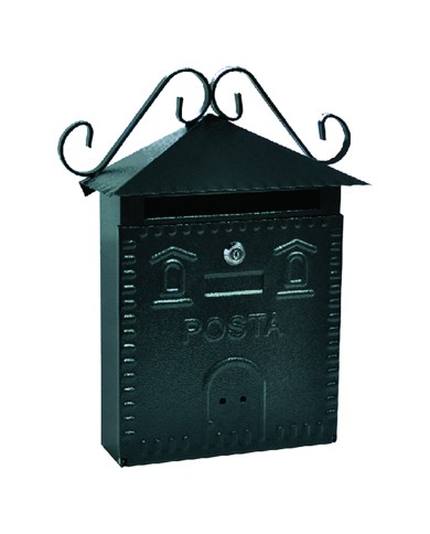 CASSETTA POSTALE cm 30 x 10 x H 36 - rame antracite