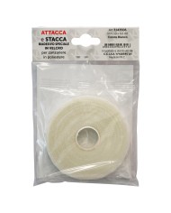 NASTRO IN VELCRO PER ZANZARIERE mm 10 x 6,6 mt - col. bianco