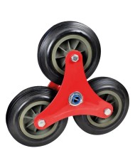 RUOTA GOMMA PIENA CARRELLO PER SCALE ø mm 160 x 20 (set 3 ruote)