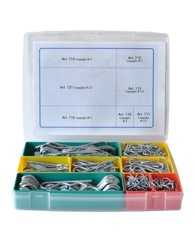 ASSORTIMENTO COPPIGLIE Tot. 330 pz