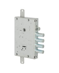SERRATURA DA APPLICARE TRIPLICE PER PORTE BLINDATE ART. 57515 E 64 -4 mand. 4 caten. chiave