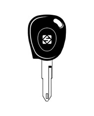 CHIAVI TRANSPONDER OTTONE