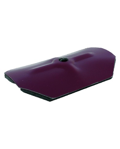CAPPELLOTTO OTTAGONALE CON GUARNIZIONE mm 75 x 45 rosso siena
