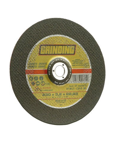 MOLA ABRASIVA PER GRANITO ø 230 x 3,2