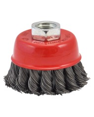 SPAZZOLA A TAZZA PER SMERIGLIATRICE ø mm 65 foro M 14