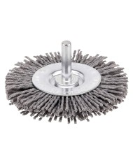 SPAZZOLA CIRCOLARE CON GAMBO Ø mm 75 - spessore fili 10 mm