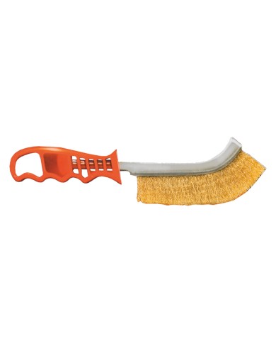 SPAZZOLA A MANO CURVA mm 260 - fili mm 0,3