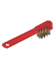 SPAZZOLA A MANO PER CANDELE mm 155x40 - fili ottone Ø mm 0,22