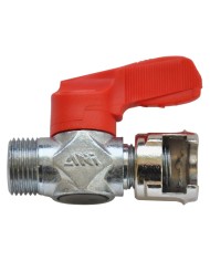 RUBINETTO DI LINEA CON DADO FRESATO 13 A AIR 1