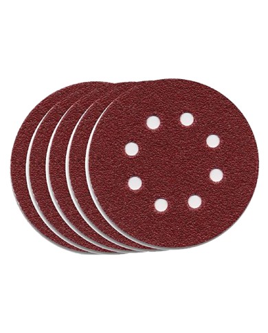 DISCHI IN CARTA ABRASIVA PER LEVIGATRICE DA MURO 5 pezzi - Ø 225 mm -art.STA39297-XJ