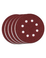 DISCHI IN CARTA ABRASIVA PER LEVIGATRICE DA MURO 5 pezzi - Ø 225 mm -art.STA39297-XJ