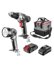 SET TRAPANO AVVITATORE CON ACCESSORI ENERGY + set 5 pezzi
