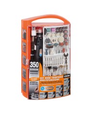 TRAPANO MINI MULTIFUNZIONE IN KIT 135 W con 350 accessori
