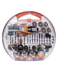 ACCESSORI PER MINI TRAPANO IN KIT kit 195 pezzi