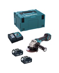 SMERIGLIATRICE ANGOLARE A BATTERIA DGA513RTJ 18V batt.5,0 Ah Litio - 2 batterie