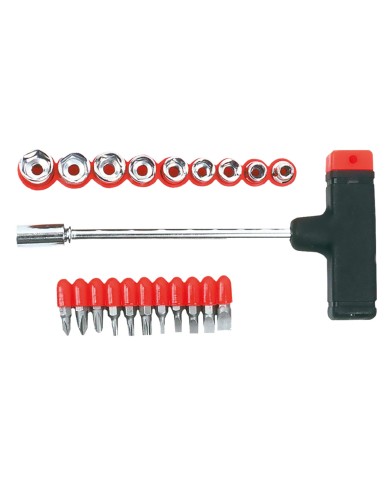 CACCIAVITE PORTAINSERTI BUSSOLE set 22 pz