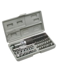 SET AVVITAMENTO CON INSERTI E BUSSOLE set 40 pz