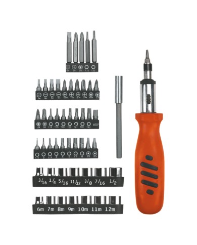 SET AVVITAMENTO CON INSERTI E BUSSOLE set 52 pz