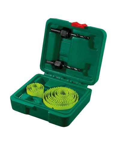 SEGHE A TAZZA PER MULTIMATERIALI set 14 pz