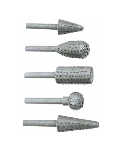 RASPE ROTATIVE IN SET serie 5 pezzi