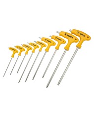 SERIE CACCIAVITI A T RESISTANT-TORX 9 pz