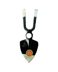 ZAPPETTA A CUORE CON BIDENTE ART. 005 gr. 550 - manico 6030202 6030905