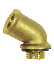 RACCORDO CURVO PORTAGETTO in ottone