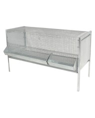 GABBIA POLLI PIEGHEVOLE LUXURY cm 140 x 50 x H 80