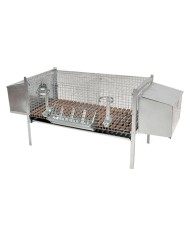GABBIA CONIGLI DUE FATTRICI cm 100 x 50 xH 70