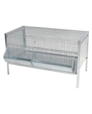 GABBIA PULCINI PIEGHEVOLE cm 100 x 50 x H 60