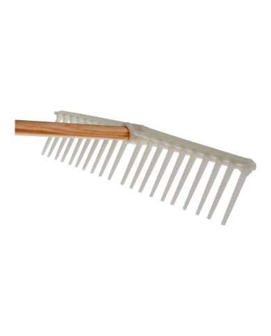RASTRELLO PER ERBA 20 denti - colore bianco