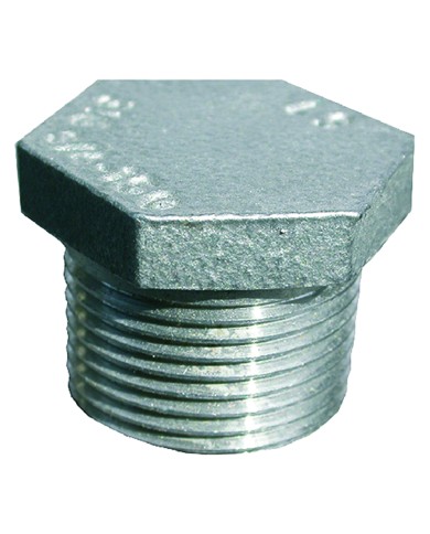TAPPO INOX TESTA ESAGONALE