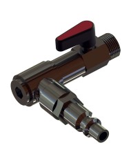 RUBINETTO A LEVA per motocompressore