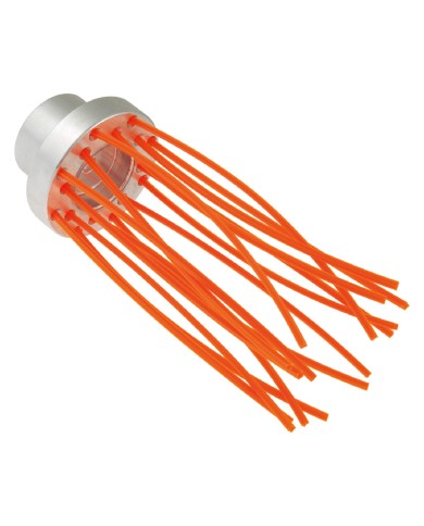SPAZZOLA MULTIFILO SUPPORTO ALLUMINIO BRUSH 16 fili - Ø 80 mm