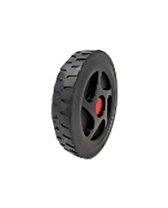 RUOTA RICOPERTA PER AVVOLGITUBO A CARRELLO AG 320 Ø 200 mm - foro 14,9
