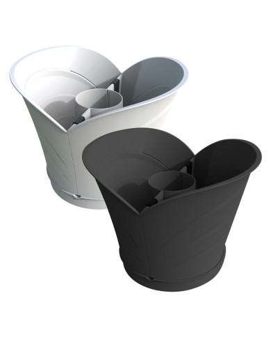 VASO TULIPANO IN SET 34,5 x 19 x h 30 5