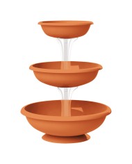 CIOTOLA PER FIORI FONTANA Ø cm 30 40 50 - bianco