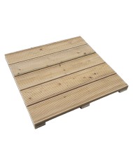 PEDANA PER GIARDINO IN LEGNO cm 50 x 50 x H 3,2