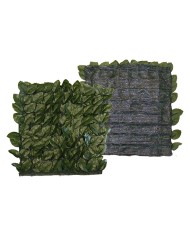 SIEPE ARTIFICIALE FOGLIE DI LAURO CON RETE 1