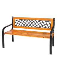 PANCHINA GURZIA cm. 118 x 50 x h.75 - nera
