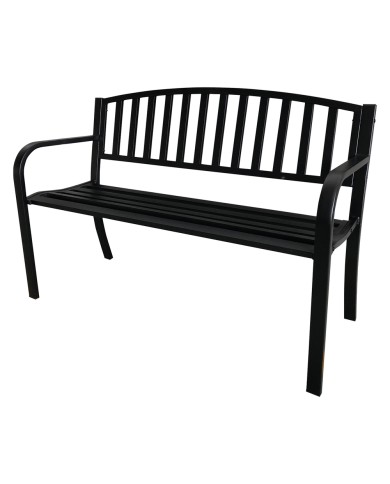 PANCHINA LASIN cm. 119 x 50 x h.75 - nera
