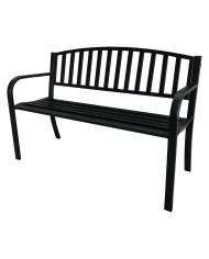 PANCHINA LASIN cm. 119 x 50 x h.75 - nera