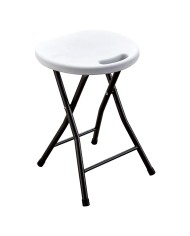 SGABELLO PIC NIC PIEGHEVOLE PARTY cm 33 x 30 H 46 cm - col.bianco
