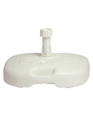 BASE PLASTICA PER OMBRELLONE CON MANIGLIE 45 x 45 - capacità 20 lt.