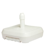 BASE PLASTICA PER OMBRELLONE CON RUOTE 60 x 60 - capacità 50 lt.
